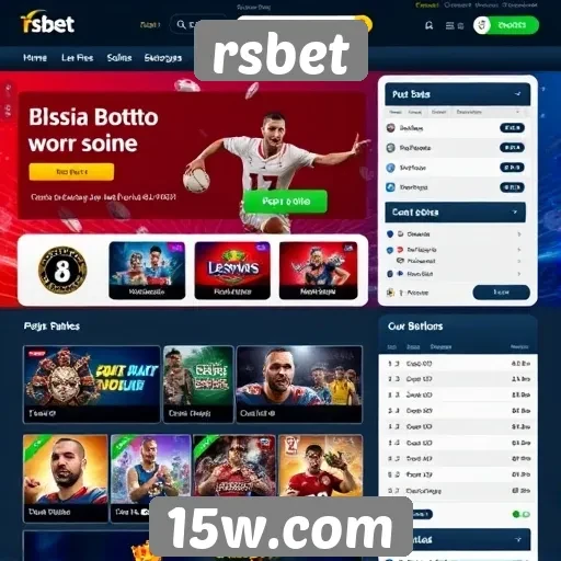 Análise da interface do usuário do site rsbet